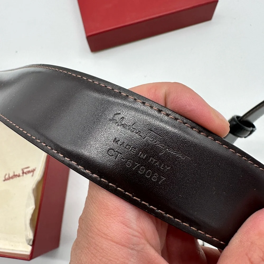 Brand New Salvatore Ferragamo Men’s Belt with certificate - Picture 6 of 8